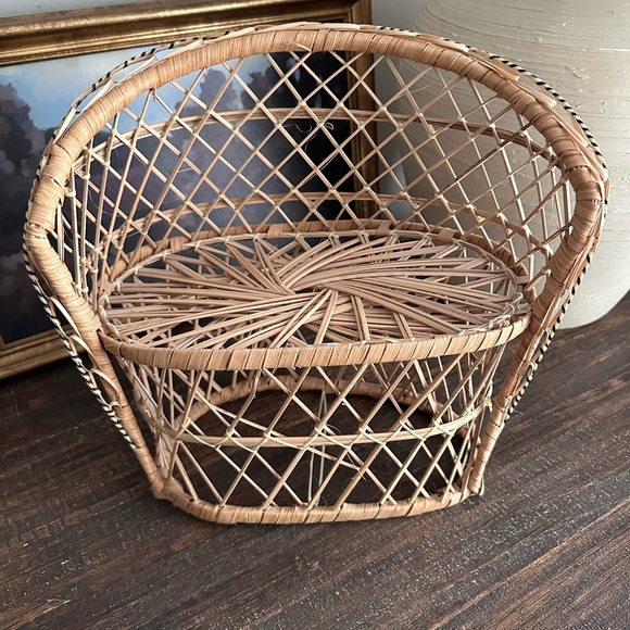Mini Wicker Bench - Picture 2 of 8